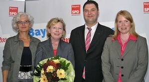 Von links: Margit Schneider, Maria Rubenbauer, Christian Beyer und Isabell Ebert.